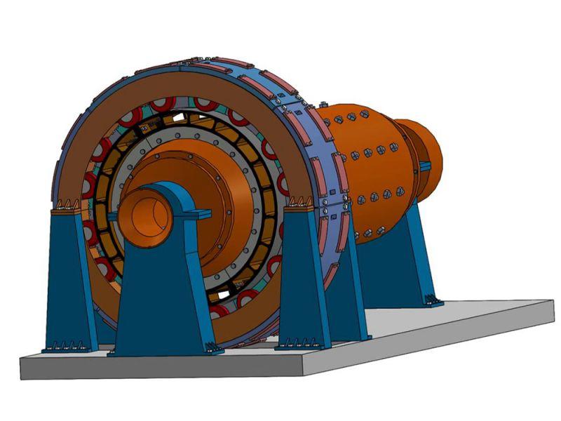 永磁直驱球磨机、立磨机